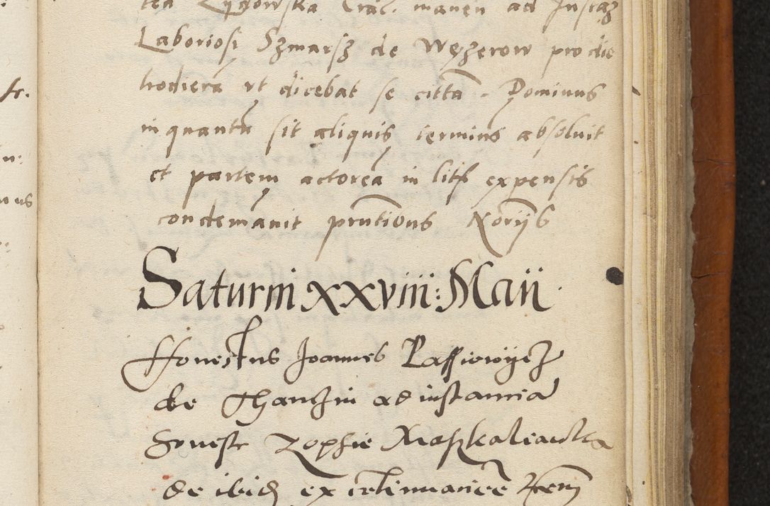 Zdjęcie nr 178 dla obiektu archiwalnego: Acta constitucionum coram reverendo patre domino Paulo Crassowski Warschoviensi et Omnium Sanctorum in Cracovia praeposito et officiali generali Craccoviensi ad annum Domini 1545, a die et mense infrascriptis foeliciter continuantur