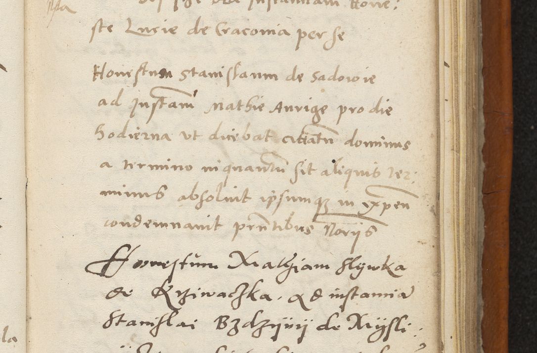 Zdjęcie nr 172 dla obiektu archiwalnego: Acta constitucionum coram reverendo patre domino Paulo Crassowski Warschoviensi et Omnium Sanctorum in Cracovia praeposito et officiali generali Craccoviensi ad annum Domini 1545, a die et mense infrascriptis foeliciter continuantur