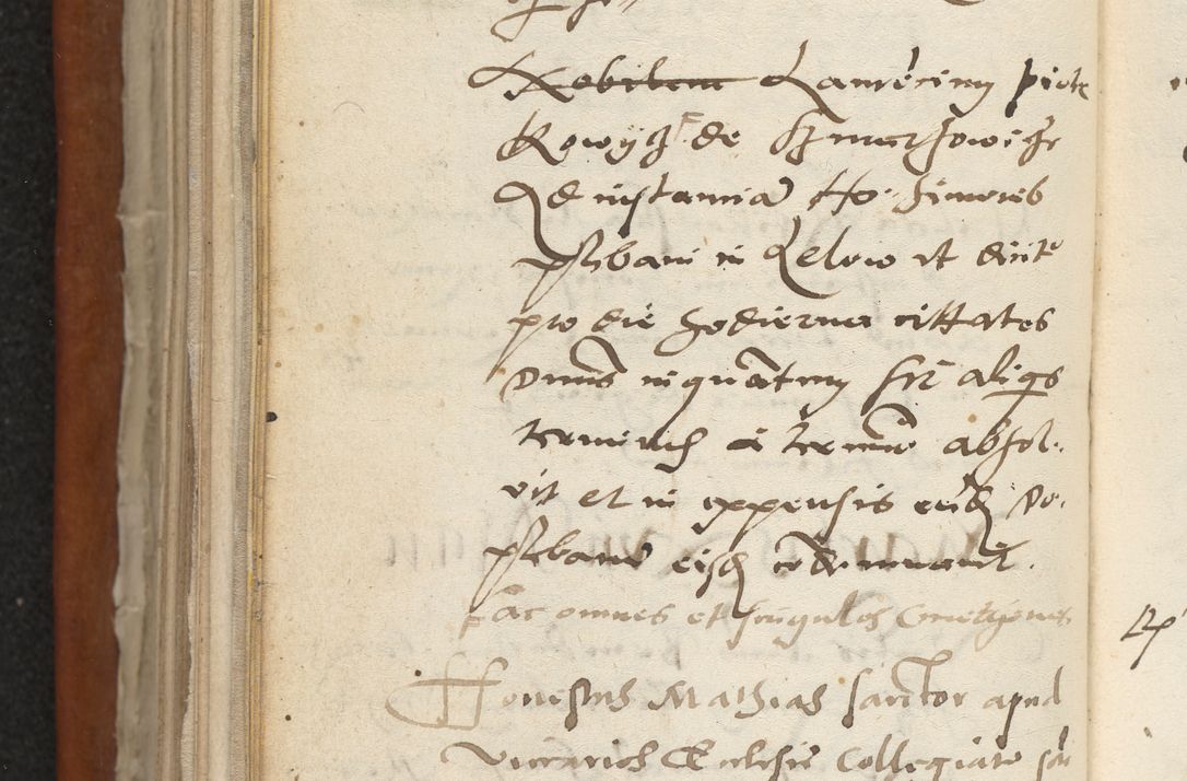 Zdjęcie nr 175 dla obiektu archiwalnego: Acta constitucionum coram reverendo patre domino Paulo Crassowski Warschoviensi et Omnium Sanctorum in Cracovia praeposito et officiali generali Craccoviensi ad annum Domini 1545, a die et mense infrascriptis foeliciter continuantur