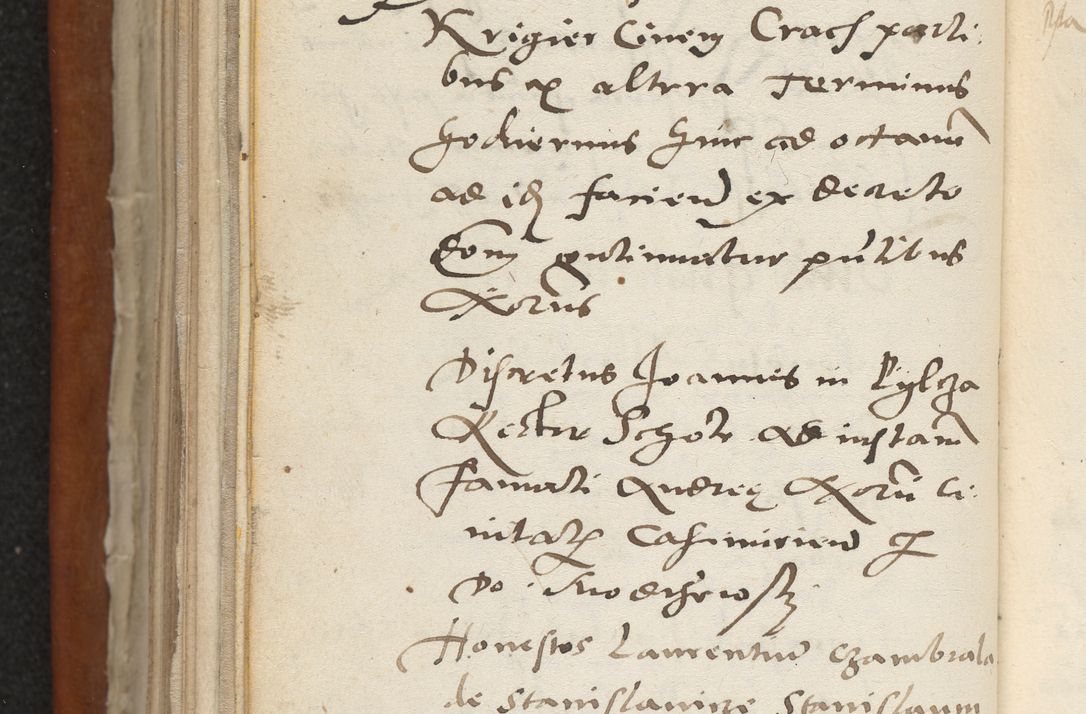 Zdjęcie nr 171 dla obiektu archiwalnego: Acta constitucionum coram reverendo patre domino Paulo Crassowski Warschoviensi et Omnium Sanctorum in Cracovia praeposito et officiali generali Craccoviensi ad annum Domini 1545, a die et mense infrascriptis foeliciter continuantur