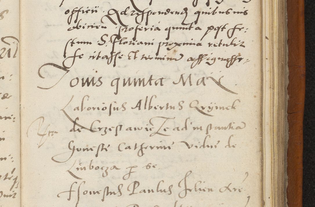 Zdjęcie nr 170 dla obiektu archiwalnego: Acta constitucionum coram reverendo patre domino Paulo Crassowski Warschoviensi et Omnium Sanctorum in Cracovia praeposito et officiali generali Craccoviensi ad annum Domini 1545, a die et mense infrascriptis foeliciter continuantur