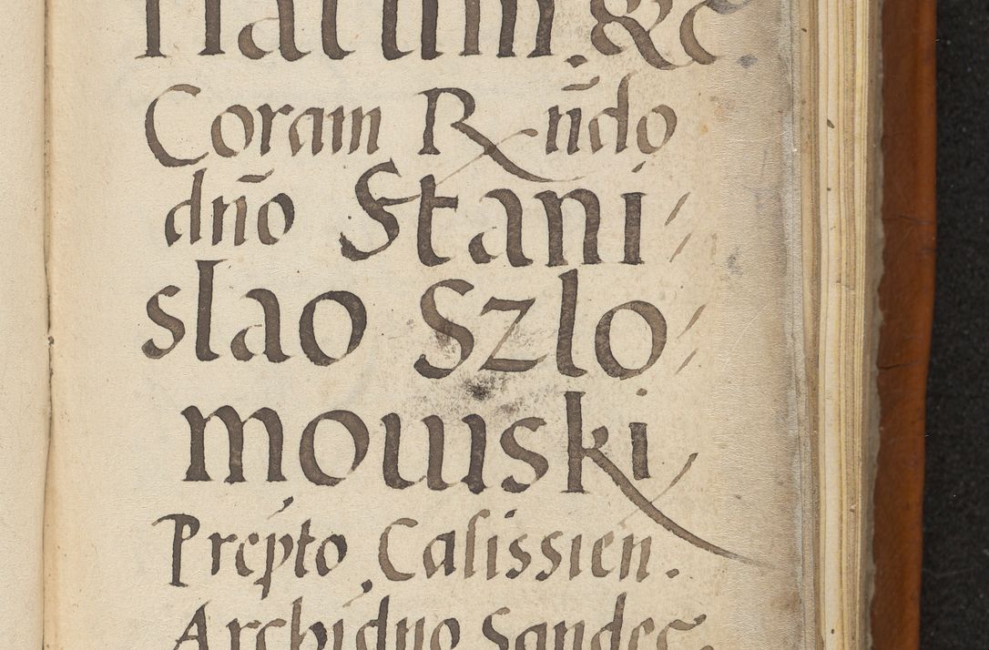 Zdjęcie nr 160 dla obiektu archiwalnego: Acta constitucionum coram reverendo patre domino Paulo Crassowski Warschoviensi et Omnium Sanctorum in Cracovia praeposito et officiali generali Craccoviensi ad annum Domini 1545, a die et mense infrascriptis foeliciter continuantur