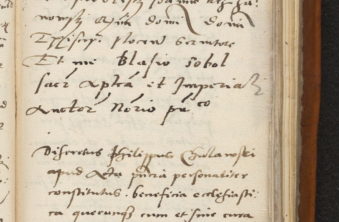 Zdjęcie nr 150 dla obiektu archiwalnego: Acta constitucionum coram reverendo patre domino Paulo Crassowski Warschoviensi et Omnium Sanctorum in Cracovia praeposito et officiali generali Craccoviensi ad annum Domini 1545, a die et mense infrascriptis foeliciter continuantur