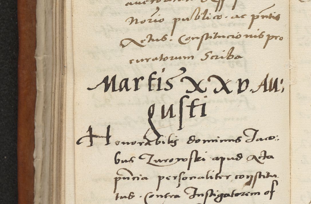 Zdjęcie nr 147 dla obiektu archiwalnego: Acta constitucionum coram reverendo patre domino Paulo Crassowski Warschoviensi et Omnium Sanctorum in Cracovia praeposito et officiali generali Craccoviensi ad annum Domini 1545, a die et mense infrascriptis foeliciter continuantur
