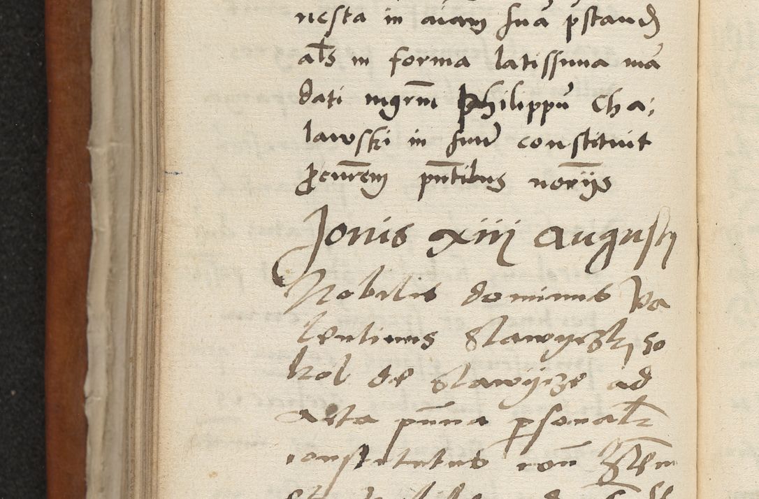 Zdjęcie nr 143 dla obiektu archiwalnego: Acta constitucionum coram reverendo patre domino Paulo Crassowski Warschoviensi et Omnium Sanctorum in Cracovia praeposito et officiali generali Craccoviensi ad annum Domini 1545, a die et mense infrascriptis foeliciter continuantur