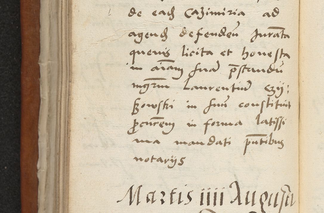 Zdjęcie nr 141 dla obiektu archiwalnego: Acta constitucionum coram reverendo patre domino Paulo Crassowski Warschoviensi et Omnium Sanctorum in Cracovia praeposito et officiali generali Craccoviensi ad annum Domini 1545, a die et mense infrascriptis foeliciter continuantur