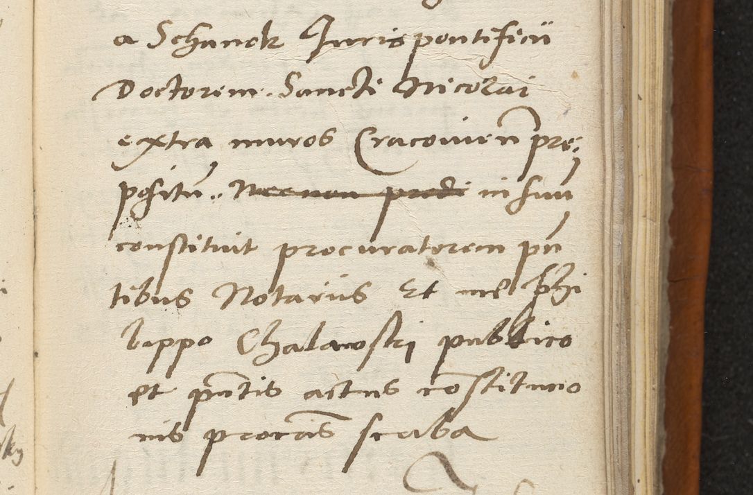 Zdjęcie nr 140 dla obiektu archiwalnego: Acta constitucionum coram reverendo patre domino Paulo Crassowski Warschoviensi et Omnium Sanctorum in Cracovia praeposito et officiali generali Craccoviensi ad annum Domini 1545, a die et mense infrascriptis foeliciter continuantur