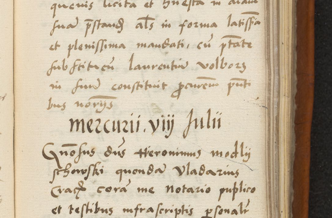 Zdjęcie nr 132 dla obiektu archiwalnego: Acta constitucionum coram reverendo patre domino Paulo Crassowski Warschoviensi et Omnium Sanctorum in Cracovia praeposito et officiali generali Craccoviensi ad annum Domini 1545, a die et mense infrascriptis foeliciter continuantur