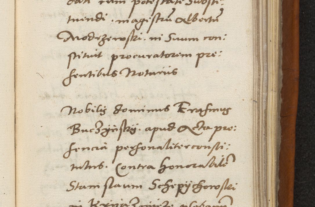 Zdjęcie nr 128 dla obiektu archiwalnego: Acta constitucionum coram reverendo patre domino Paulo Crassowski Warschoviensi et Omnium Sanctorum in Cracovia praeposito et officiali generali Craccoviensi ad annum Domini 1545, a die et mense infrascriptis foeliciter continuantur