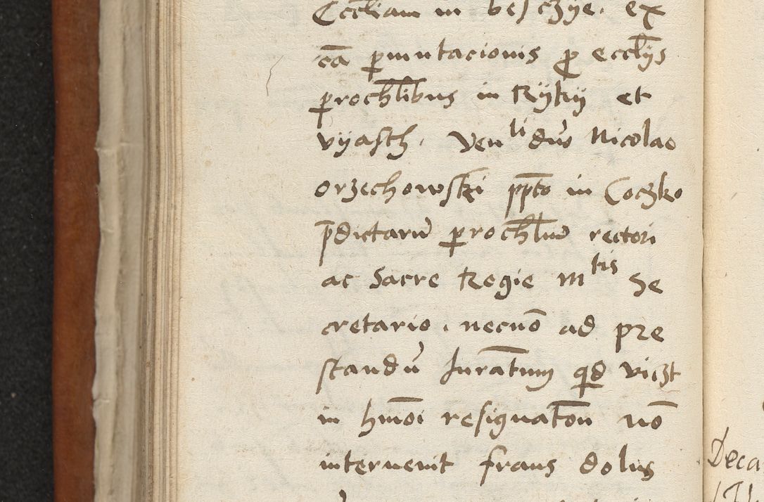 Zdjęcie nr 125 dla obiektu archiwalnego: Acta constitucionum coram reverendo patre domino Paulo Crassowski Warschoviensi et Omnium Sanctorum in Cracovia praeposito et officiali generali Craccoviensi ad annum Domini 1545, a die et mense infrascriptis foeliciter continuantur