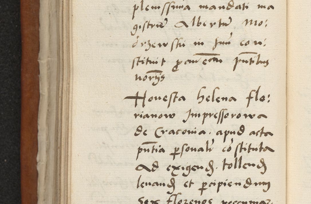 Zdjęcie nr 129 dla obiektu archiwalnego: Acta constitucionum coram reverendo patre domino Paulo Crassowski Warschoviensi et Omnium Sanctorum in Cracovia praeposito et officiali generali Craccoviensi ad annum Domini 1545, a die et mense infrascriptis foeliciter continuantur