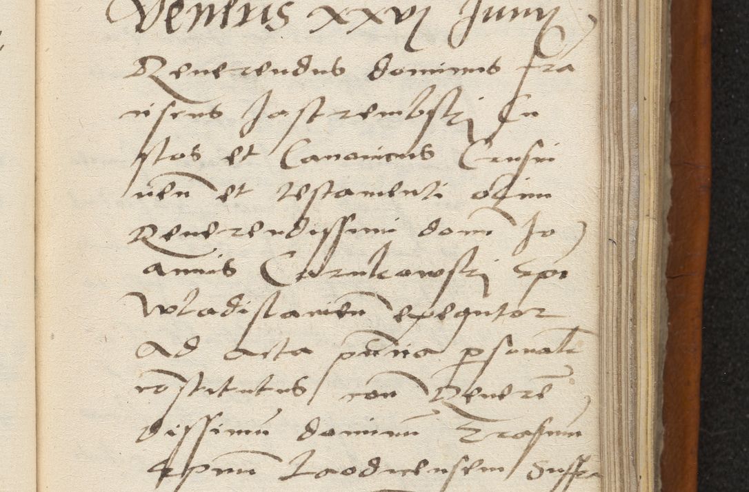 Zdjęcie nr 120 dla obiektu archiwalnego: Acta constitucionum coram reverendo patre domino Paulo Crassowski Warschoviensi et Omnium Sanctorum in Cracovia praeposito et officiali generali Craccoviensi ad annum Domini 1545, a die et mense infrascriptis foeliciter continuantur