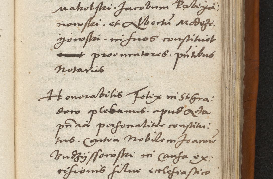 Zdjęcie nr 110 dla obiektu archiwalnego: Acta constitucionum coram reverendo patre domino Paulo Crassowski Warschoviensi et Omnium Sanctorum in Cracovia praeposito et officiali generali Craccoviensi ad annum Domini 1545, a die et mense infrascriptis foeliciter continuantur