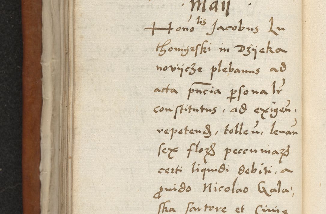 Zdjęcie nr 103 dla obiektu archiwalnego: Acta constitucionum coram reverendo patre domino Paulo Crassowski Warschoviensi et Omnium Sanctorum in Cracovia praeposito et officiali generali Craccoviensi ad annum Domini 1545, a die et mense infrascriptis foeliciter continuantur