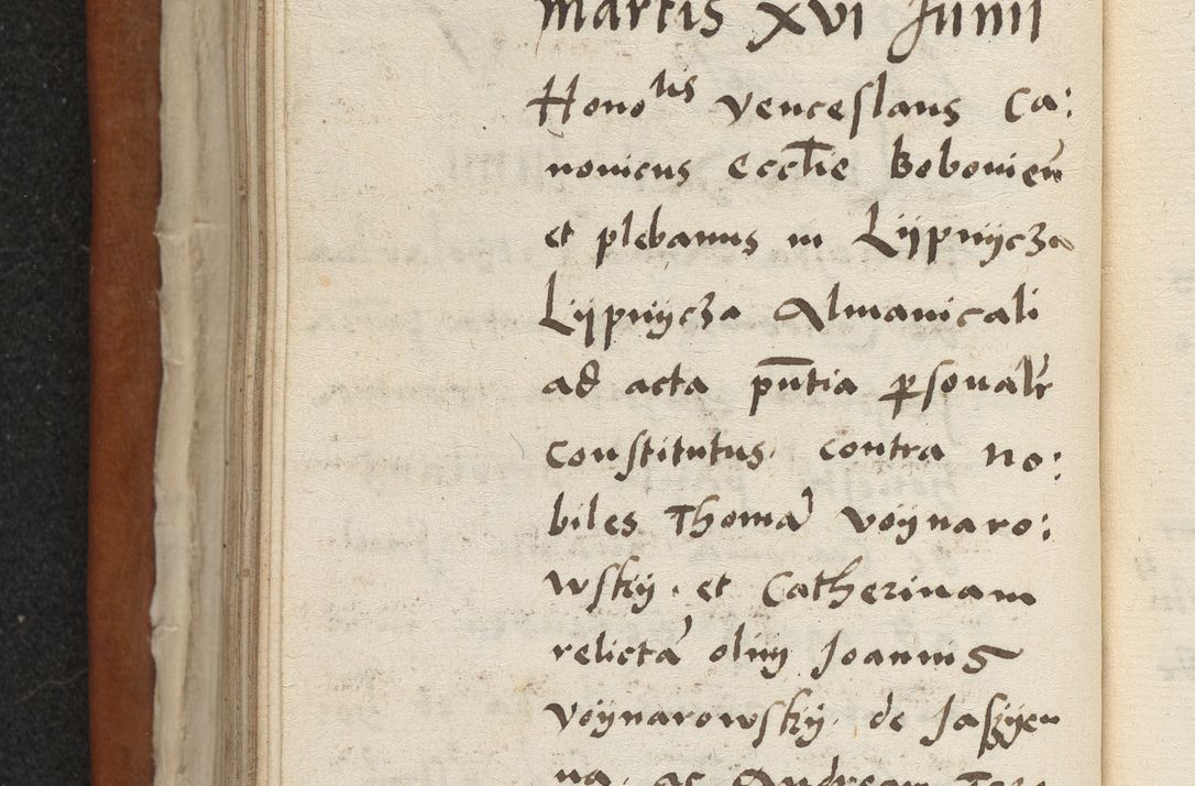 Zdjęcie nr 115 dla obiektu archiwalnego: Acta constitucionum coram reverendo patre domino Paulo Crassowski Warschoviensi et Omnium Sanctorum in Cracovia praeposito et officiali generali Craccoviensi ad annum Domini 1545, a die et mense infrascriptis foeliciter continuantur