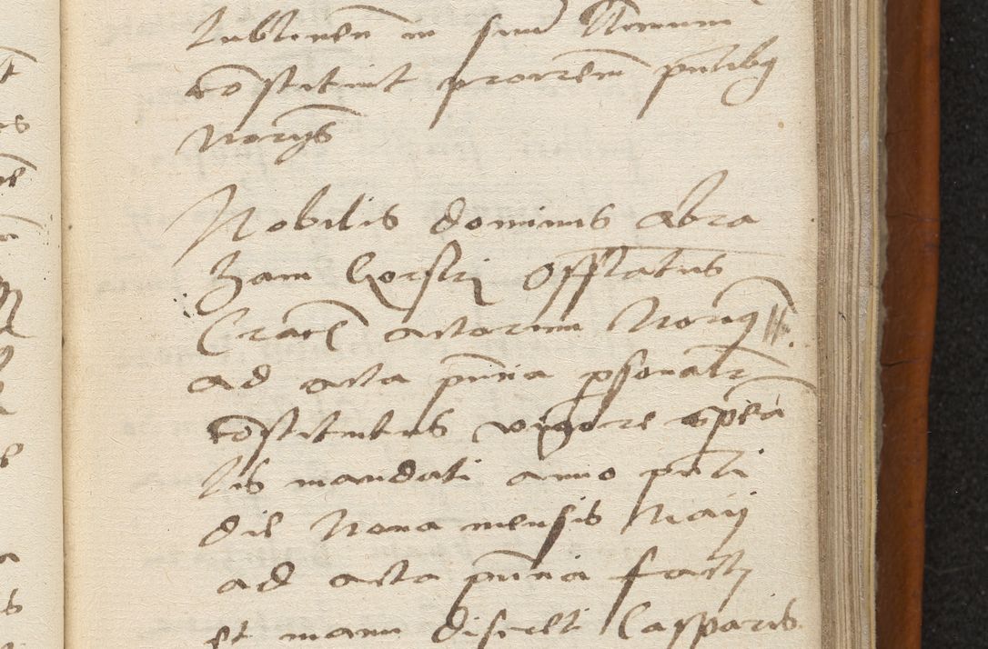 Zdjęcie nr 100 dla obiektu archiwalnego: Acta constitucionum coram reverendo patre domino Paulo Crassowski Warschoviensi et Omnium Sanctorum in Cracovia praeposito et officiali generali Craccoviensi ad annum Domini 1545, a die et mense infrascriptis foeliciter continuantur