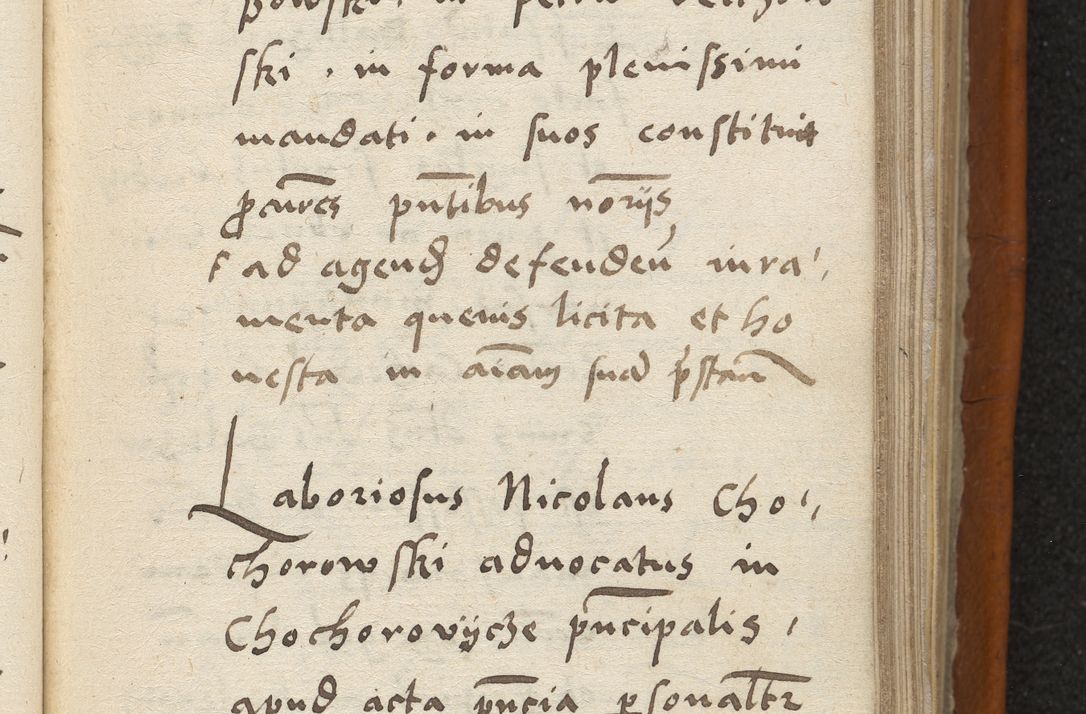 Zdjęcie nr 96 dla obiektu archiwalnego: Acta constitucionum coram reverendo patre domino Paulo Crassowski Warschoviensi et Omnium Sanctorum in Cracovia praeposito et officiali generali Craccoviensi ad annum Domini 1545, a die et mense infrascriptis foeliciter continuantur