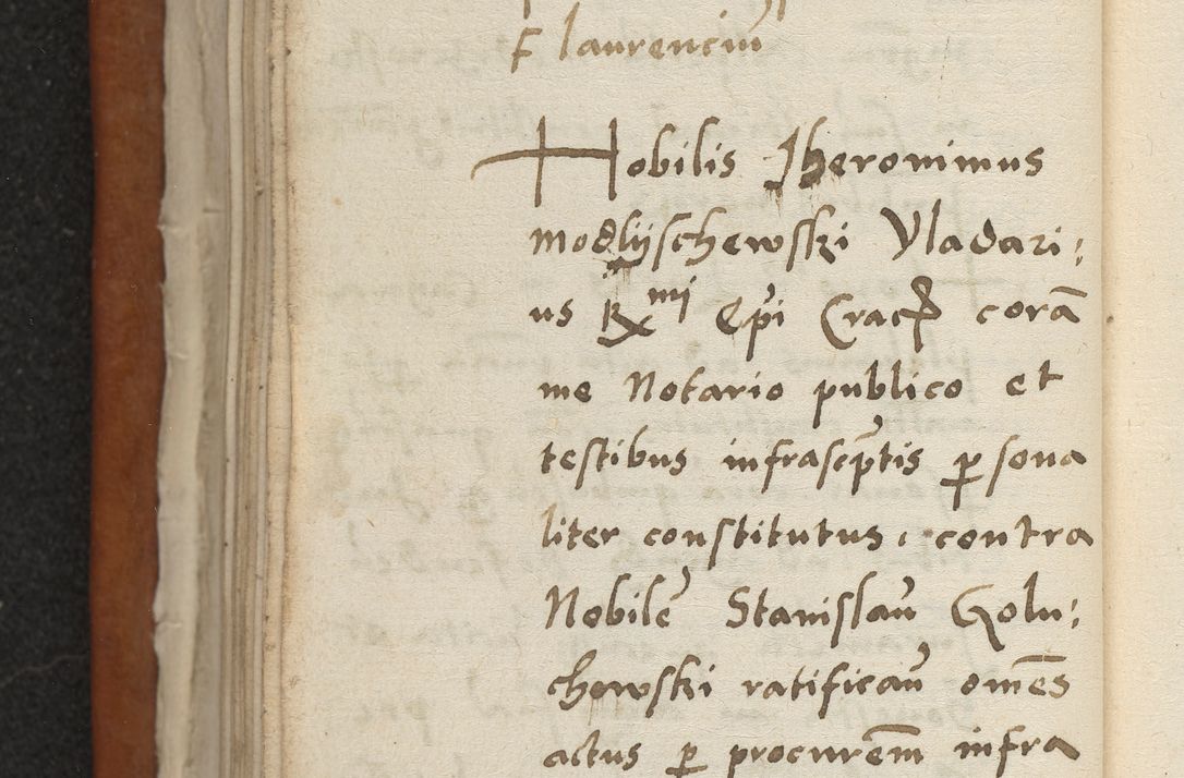 Zdjęcie nr 91 dla obiektu archiwalnego: Acta constitucionum coram reverendo patre domino Paulo Crassowski Warschoviensi et Omnium Sanctorum in Cracovia praeposito et officiali generali Craccoviensi ad annum Domini 1545, a die et mense infrascriptis foeliciter continuantur