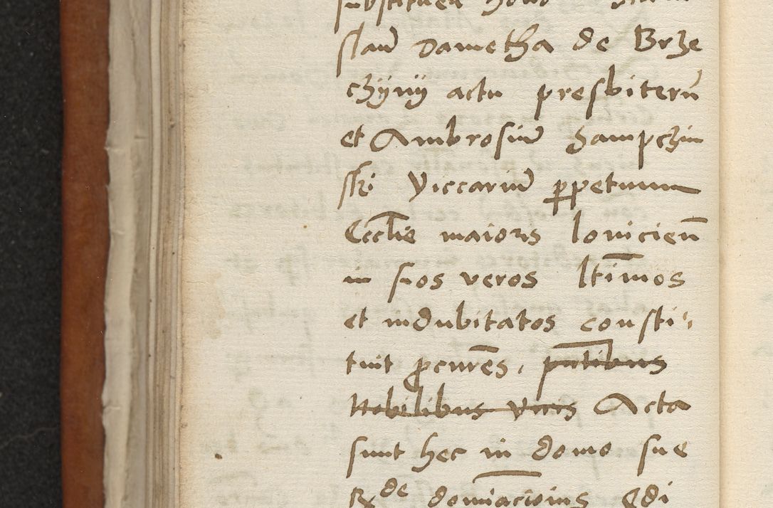 Zdjęcie nr 89 dla obiektu archiwalnego: Acta constitucionum coram reverendo patre domino Paulo Crassowski Warschoviensi et Omnium Sanctorum in Cracovia praeposito et officiali generali Craccoviensi ad annum Domini 1545, a die et mense infrascriptis foeliciter continuantur