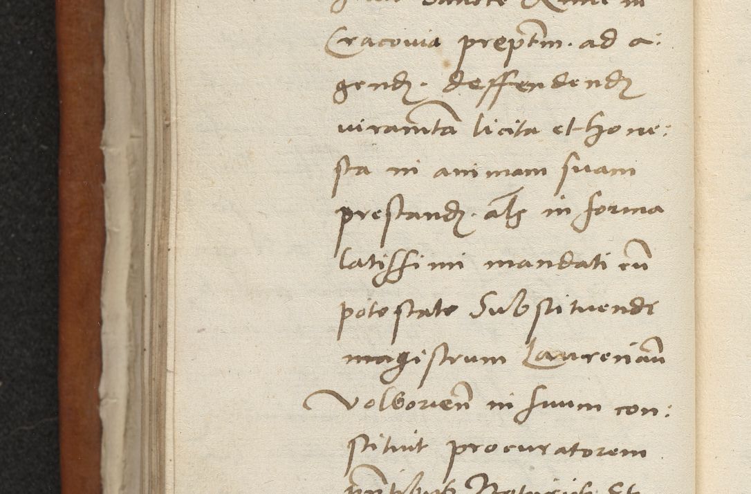 Zdjęcie nr 83 dla obiektu archiwalnego: Acta constitucionum coram reverendo patre domino Paulo Crassowski Warschoviensi et Omnium Sanctorum in Cracovia praeposito et officiali generali Craccoviensi ad annum Domini 1545, a die et mense infrascriptis foeliciter continuantur
