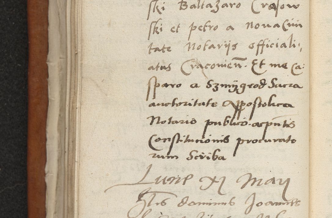 Zdjęcie nr 85 dla obiektu archiwalnego: Acta constitucionum coram reverendo patre domino Paulo Crassowski Warschoviensi et Omnium Sanctorum in Cracovia praeposito et officiali generali Craccoviensi ad annum Domini 1545, a die et mense infrascriptis foeliciter continuantur