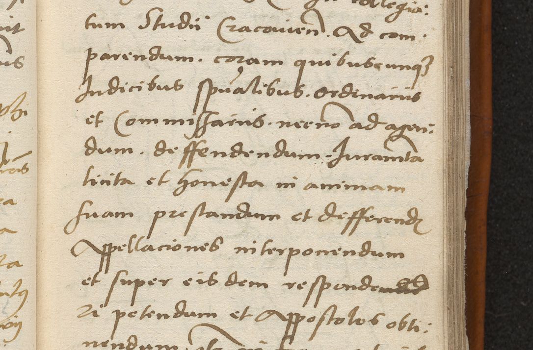 Zdjęcie nr 66 dla obiektu archiwalnego: Acta constitucionum coram reverendo patre domino Paulo Crassowski Warschoviensi et Omnium Sanctorum in Cracovia praeposito et officiali generali Craccoviensi ad annum Domini 1545, a die et mense infrascriptis foeliciter continuantur