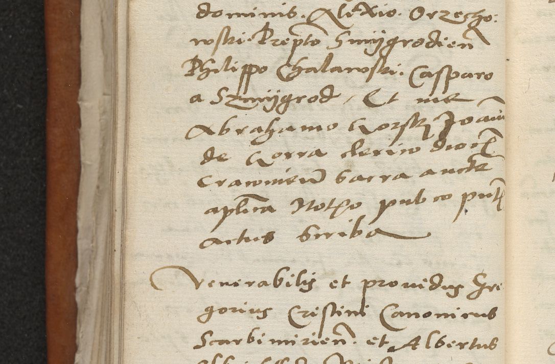 Zdjęcie nr 59 dla obiektu archiwalnego: Acta constitucionum coram reverendo patre domino Paulo Crassowski Warschoviensi et Omnium Sanctorum in Cracovia praeposito et officiali generali Craccoviensi ad annum Domini 1545, a die et mense infrascriptis foeliciter continuantur