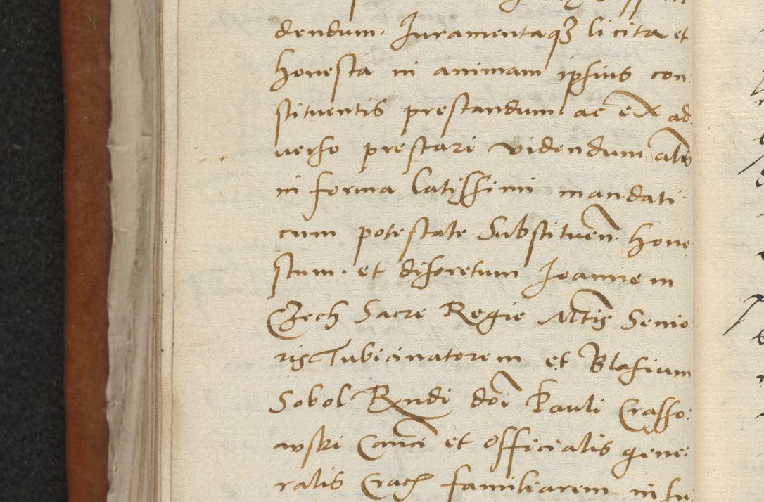 Zdjęcie nr 53 dla obiektu archiwalnego: Acta constitucionum coram reverendo patre domino Paulo Crassowski Warschoviensi et Omnium Sanctorum in Cracovia praeposito et officiali generali Craccoviensi ad annum Domini 1545, a die et mense infrascriptis foeliciter continuantur