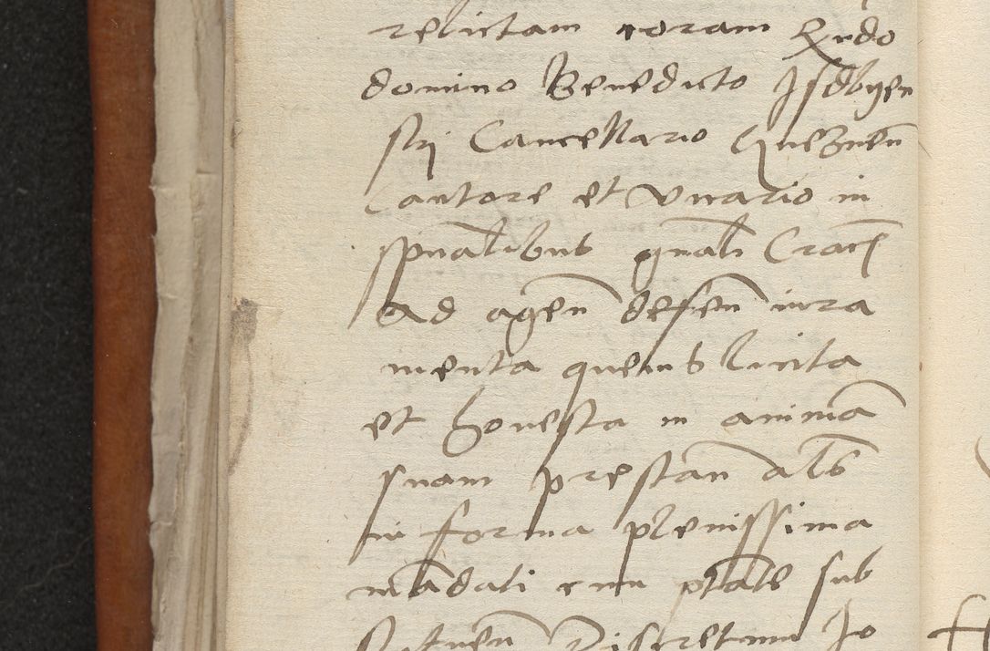 Zdjęcie nr 41 dla obiektu archiwalnego: Acta constitucionum coram reverendo patre domino Paulo Crassowski Warschoviensi et Omnium Sanctorum in Cracovia praeposito et officiali generali Craccoviensi ad annum Domini 1545, a die et mense infrascriptis foeliciter continuantur