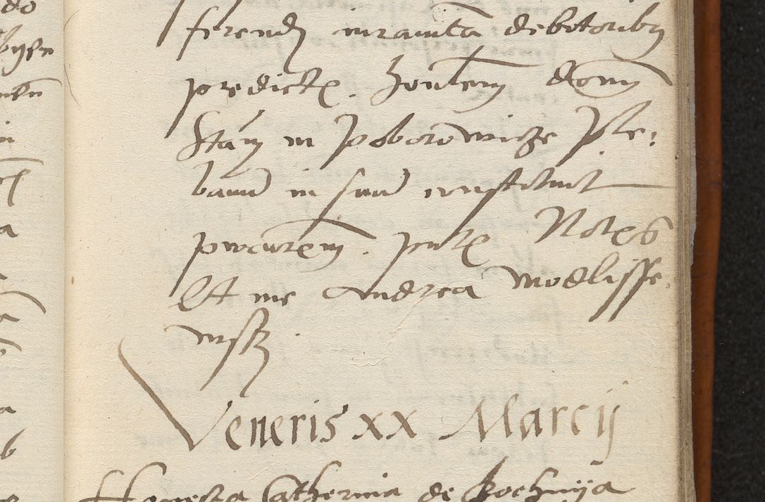 Zdjęcie nr 42 dla obiektu archiwalnego: Acta constitucionum coram reverendo patre domino Paulo Crassowski Warschoviensi et Omnium Sanctorum in Cracovia praeposito et officiali generali Craccoviensi ad annum Domini 1545, a die et mense infrascriptis foeliciter continuantur
