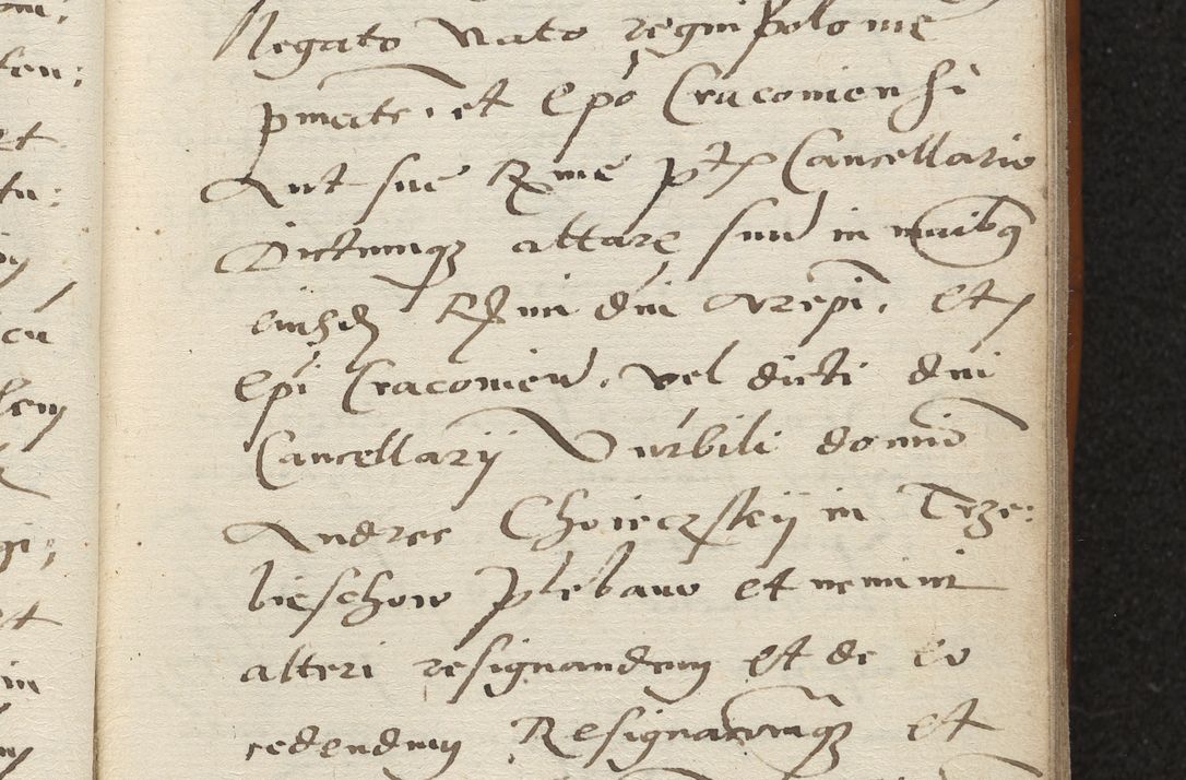 Zdjęcie nr 28 dla obiektu archiwalnego: Acta constitucionum coram reverendo patre domino Paulo Crassowski Warschoviensi et Omnium Sanctorum in Cracovia praeposito et officiali generali Craccoviensi ad annum Domini 1545, a die et mense infrascriptis foeliciter continuantur