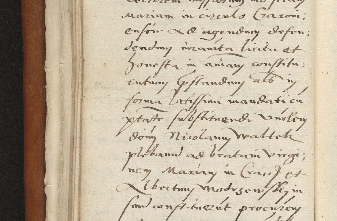 Zdjęcie nr 27 dla obiektu archiwalnego: Acta constitucionum coram reverendo patre domino Paulo Crassowski Warschoviensi et Omnium Sanctorum in Cracovia praeposito et officiali generali Craccoviensi ad annum Domini 1545, a die et mense infrascriptis foeliciter continuantur