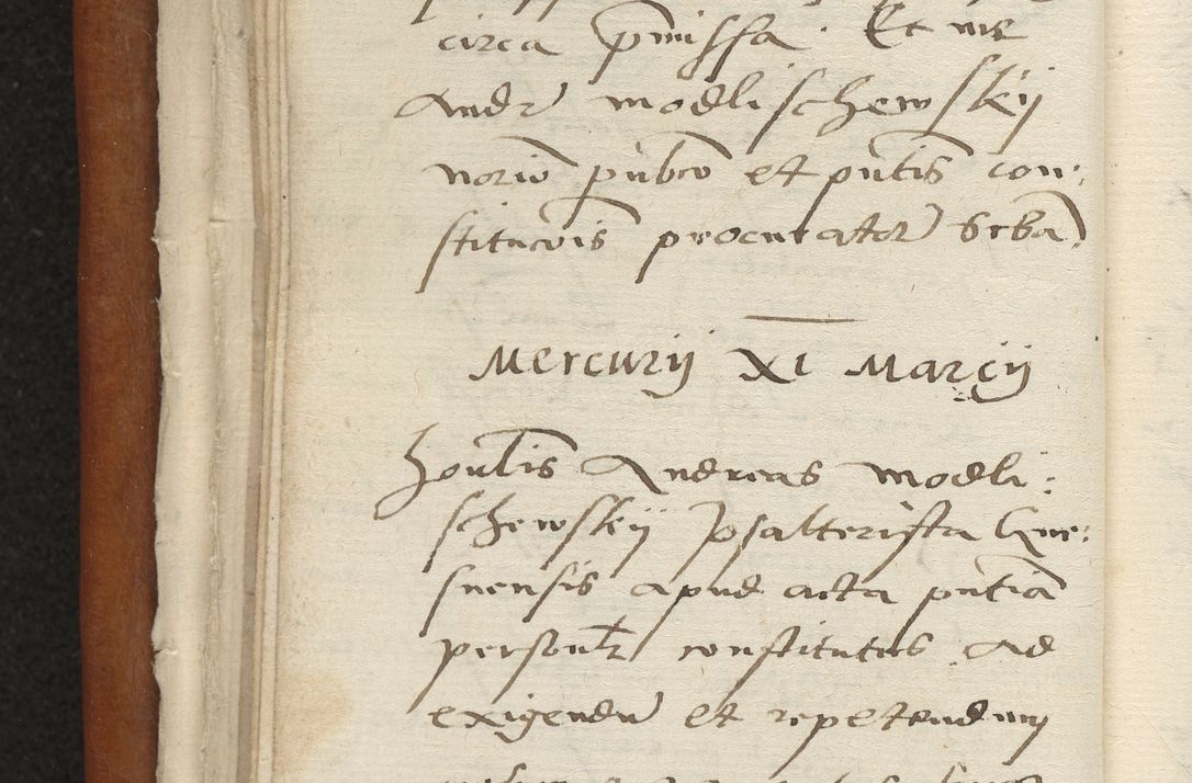 Zdjęcie nr 23 dla obiektu archiwalnego: Acta constitucionum coram reverendo patre domino Paulo Crassowski Warschoviensi et Omnium Sanctorum in Cracovia praeposito et officiali generali Craccoviensi ad annum Domini 1545, a die et mense infrascriptis foeliciter continuantur