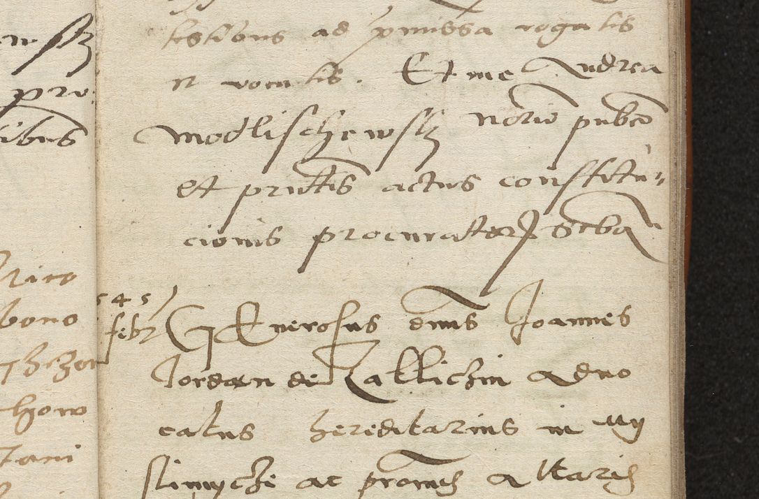 Zdjęcie nr 20 dla obiektu archiwalnego: Acta constitucionum coram reverendo patre domino Paulo Crassowski Warschoviensi et Omnium Sanctorum in Cracovia praeposito et officiali generali Craccoviensi ad annum Domini 1545, a die et mense infrascriptis foeliciter continuantur