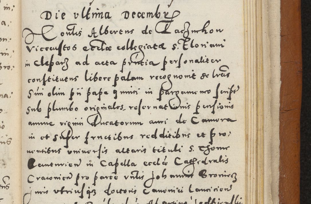 Zdjęcie nr 472 dla obiektu archiwalnego: Acta constitucionum coram reverendo patre domino Paulo Crassowski Warschoviensi et Omnium Sanctorum in Cracovia praeposito et officiali generali Craccoviensi ad annum Domini 1545, a die et mense infrascriptis foeliciter continuantur