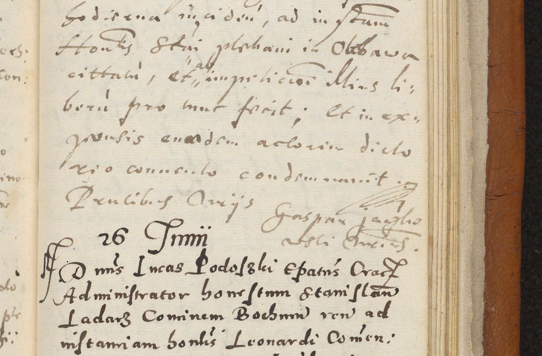 Zdjęcie nr 470 dla obiektu archiwalnego: Acta constitucionum coram reverendo patre domino Paulo Crassowski Warschoviensi et Omnium Sanctorum in Cracovia praeposito et officiali generali Craccoviensi ad annum Domini 1545, a die et mense infrascriptis foeliciter continuantur