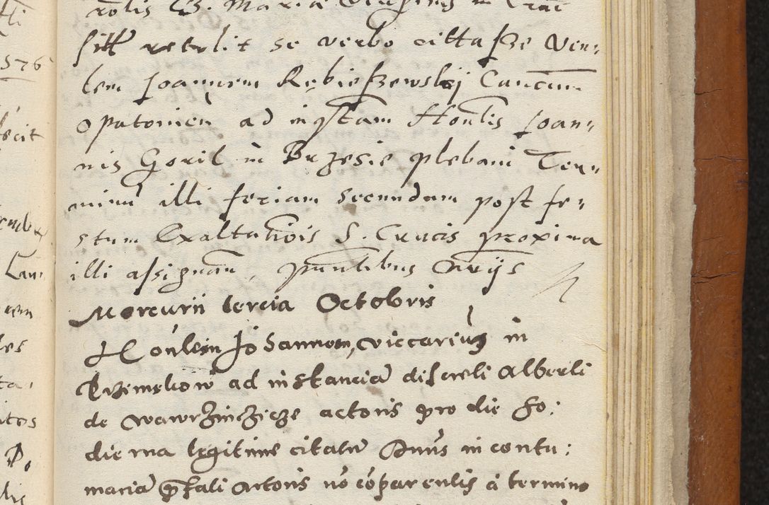 Zdjęcie nr 466 dla obiektu archiwalnego: Acta constitucionum coram reverendo patre domino Paulo Crassowski Warschoviensi et Omnium Sanctorum in Cracovia praeposito et officiali generali Craccoviensi ad annum Domini 1545, a die et mense infrascriptis foeliciter continuantur
