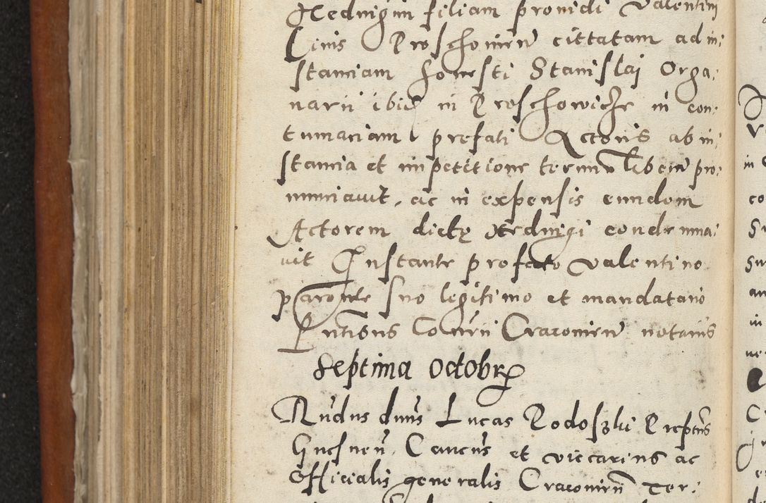 Zdjęcie nr 471 dla obiektu archiwalnego: Acta constitucionum coram reverendo patre domino Paulo Crassowski Warschoviensi et Omnium Sanctorum in Cracovia praeposito et officiali generali Craccoviensi ad annum Domini 1545, a die et mense infrascriptis foeliciter continuantur