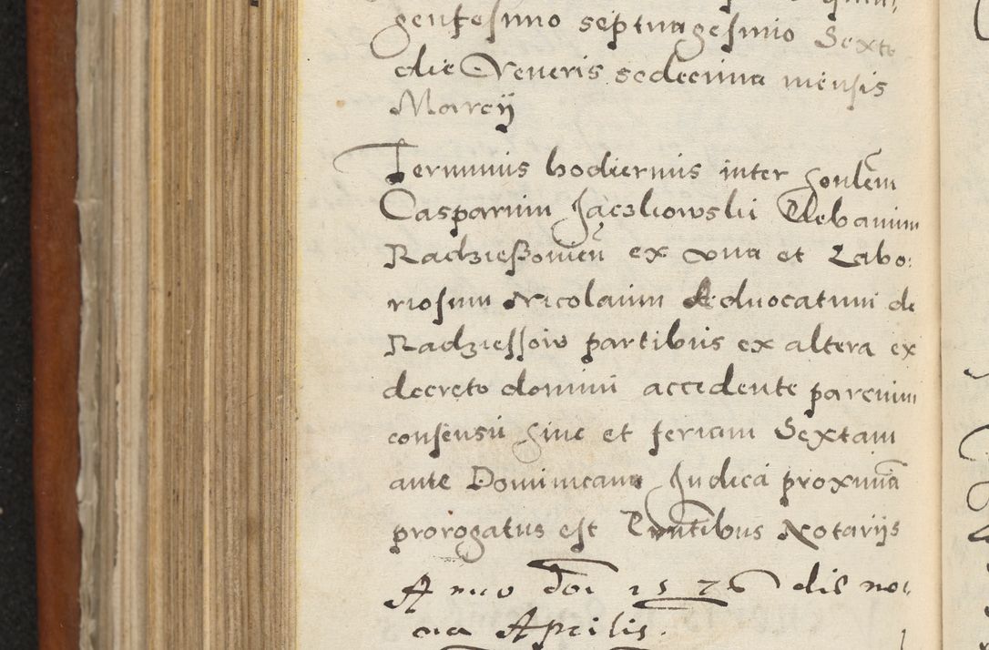Zdjęcie nr 463 dla obiektu archiwalnego: Acta constitucionum coram reverendo patre domino Paulo Crassowski Warschoviensi et Omnium Sanctorum in Cracovia praeposito et officiali generali Craccoviensi ad annum Domini 1545, a die et mense infrascriptis foeliciter continuantur