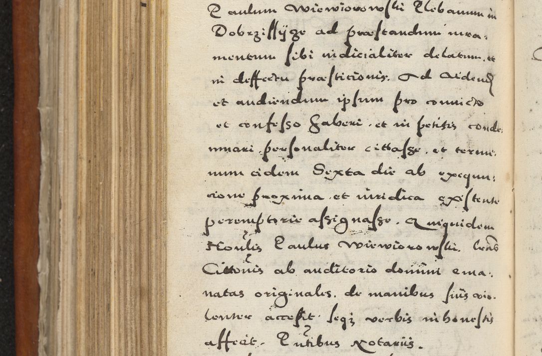 Zdjęcie nr 451 dla obiektu archiwalnego: Acta constitucionum coram reverendo patre domino Paulo Crassowski Warschoviensi et Omnium Sanctorum in Cracovia praeposito et officiali generali Craccoviensi ad annum Domini 1545, a die et mense infrascriptis foeliciter continuantur