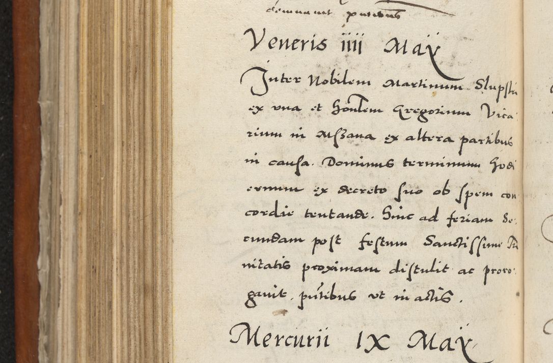 Zdjęcie nr 445 dla obiektu archiwalnego: Acta constitucionum coram reverendo patre domino Paulo Crassowski Warschoviensi et Omnium Sanctorum in Cracovia praeposito et officiali generali Craccoviensi ad annum Domini 1545, a die et mense infrascriptis foeliciter continuantur