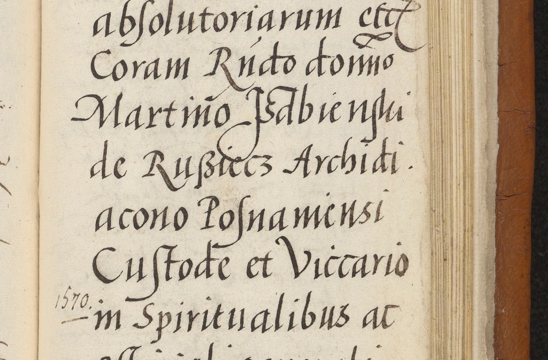 Zdjęcie nr 442 dla obiektu archiwalnego: Acta constitucionum coram reverendo patre domino Paulo Crassowski Warschoviensi et Omnium Sanctorum in Cracovia praeposito et officiali generali Craccoviensi ad annum Domini 1545, a die et mense infrascriptis foeliciter continuantur