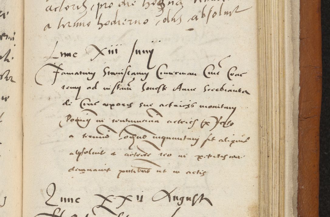 Zdjęcie nr 440 dla obiektu archiwalnego: Acta constitucionum coram reverendo patre domino Paulo Crassowski Warschoviensi et Omnium Sanctorum in Cracovia praeposito et officiali generali Craccoviensi ad annum Domini 1545, a die et mense infrascriptis foeliciter continuantur