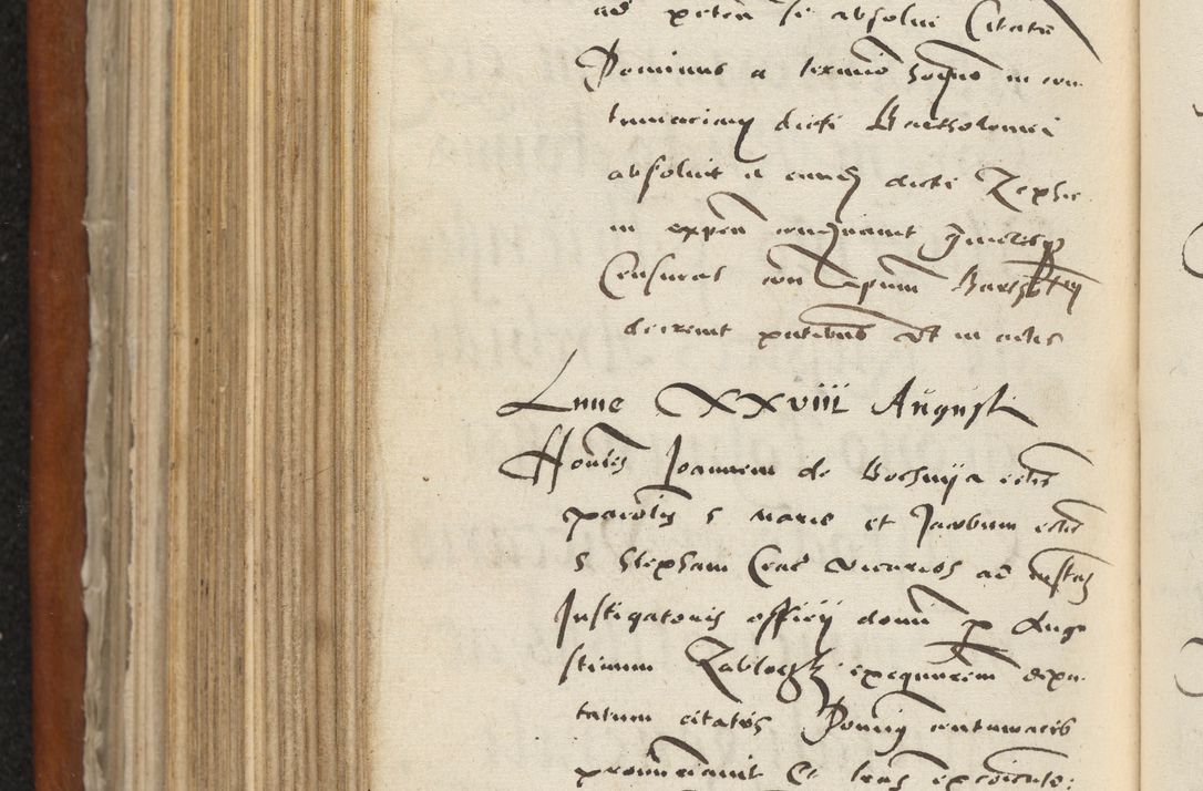 Zdjęcie nr 443 dla obiektu archiwalnego: Acta constitucionum coram reverendo patre domino Paulo Crassowski Warschoviensi et Omnium Sanctorum in Cracovia praeposito et officiali generali Craccoviensi ad annum Domini 1545, a die et mense infrascriptis foeliciter continuantur