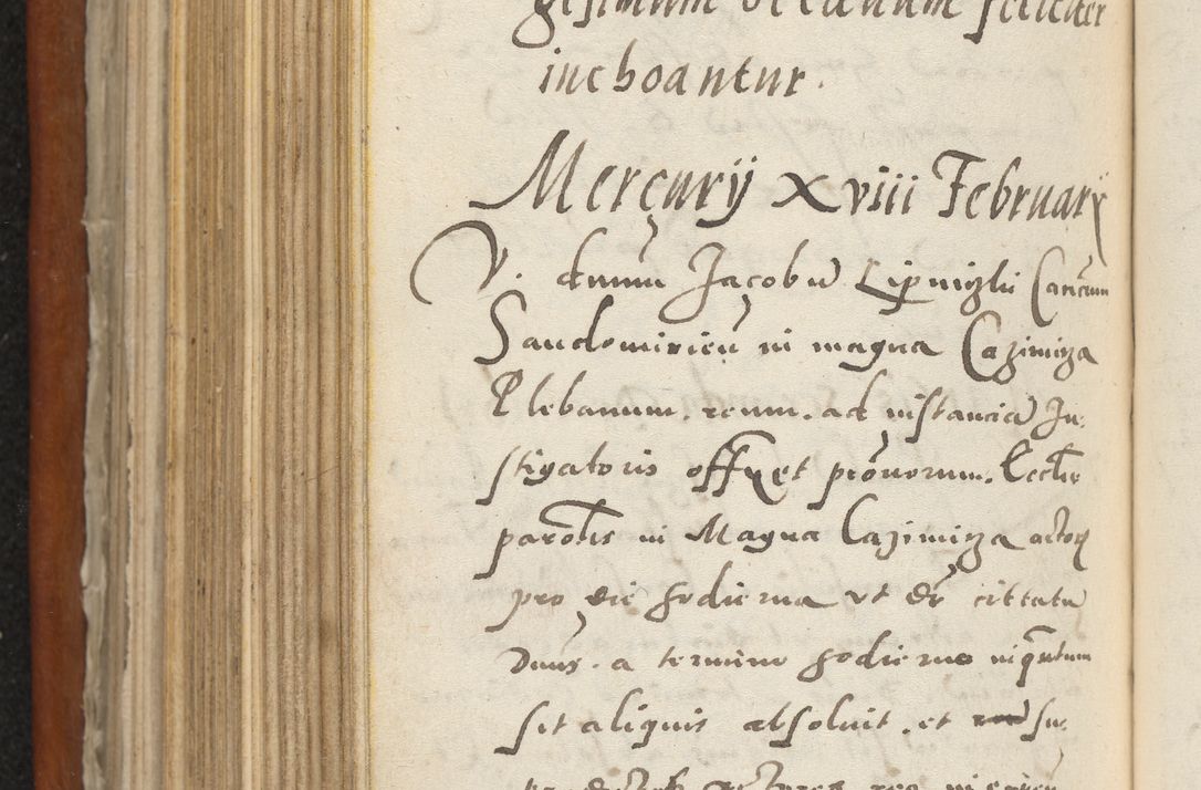 Zdjęcie nr 435 dla obiektu archiwalnego: Acta constitucionum coram reverendo patre domino Paulo Crassowski Warschoviensi et Omnium Sanctorum in Cracovia praeposito et officiali generali Craccoviensi ad annum Domini 1545, a die et mense infrascriptis foeliciter continuantur