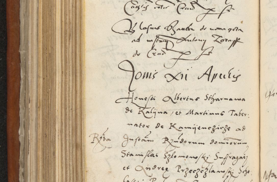 Zdjęcie nr 423 dla obiektu archiwalnego: Acta constitucionum coram reverendo patre domino Paulo Crassowski Warschoviensi et Omnium Sanctorum in Cracovia praeposito et officiali generali Craccoviensi ad annum Domini 1545, a die et mense infrascriptis foeliciter continuantur