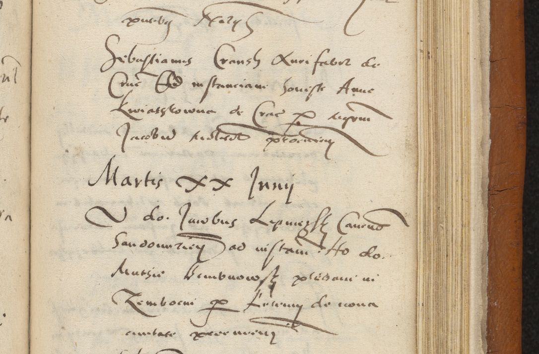 Zdjęcie nr 414 dla obiektu archiwalnego: Acta constitucionum coram reverendo patre domino Paulo Crassowski Warschoviensi et Omnium Sanctorum in Cracovia praeposito et officiali generali Craccoviensi ad annum Domini 1545, a die et mense infrascriptis foeliciter continuantur