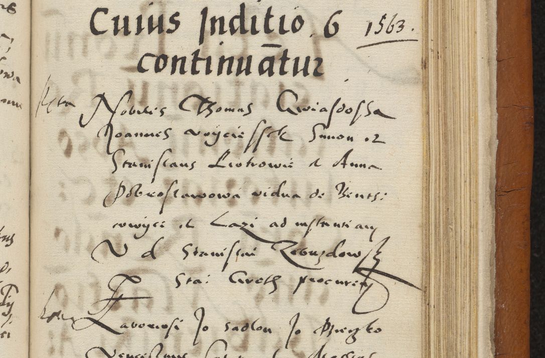 Zdjęcie nr 408 dla obiektu archiwalnego: Acta constitucionum coram reverendo patre domino Paulo Crassowski Warschoviensi et Omnium Sanctorum in Cracovia praeposito et officiali generali Craccoviensi ad annum Domini 1545, a die et mense infrascriptis foeliciter continuantur