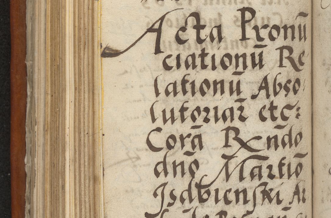 Zdjęcie nr 409 dla obiektu archiwalnego: Acta constitucionum coram reverendo patre domino Paulo Crassowski Warschoviensi et Omnium Sanctorum in Cracovia praeposito et officiali generali Craccoviensi ad annum Domini 1545, a die et mense infrascriptis foeliciter continuantur