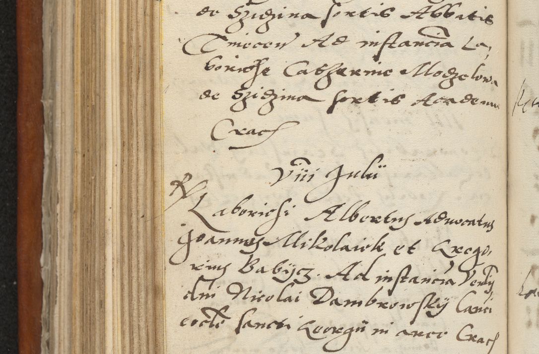 Zdjęcie nr 407 dla obiektu archiwalnego: Acta constitucionum coram reverendo patre domino Paulo Crassowski Warschoviensi et Omnium Sanctorum in Cracovia praeposito et officiali generali Craccoviensi ad annum Domini 1545, a die et mense infrascriptis foeliciter continuantur